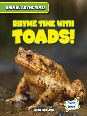 cover image of Rhyme Time with Toads!